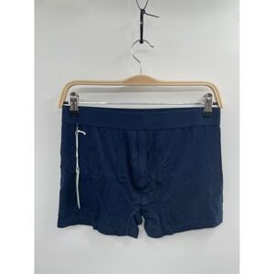 Boody Everyday Underwear Men's Navy Medium Bamboo Jersey Stretch Boxer Brief NWT